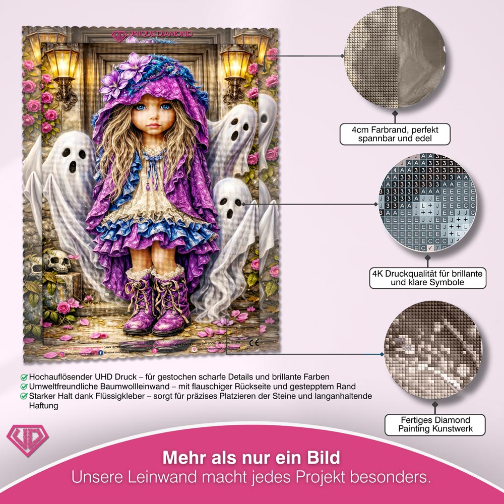 5D Diamond Painting – Little Ghost Garden