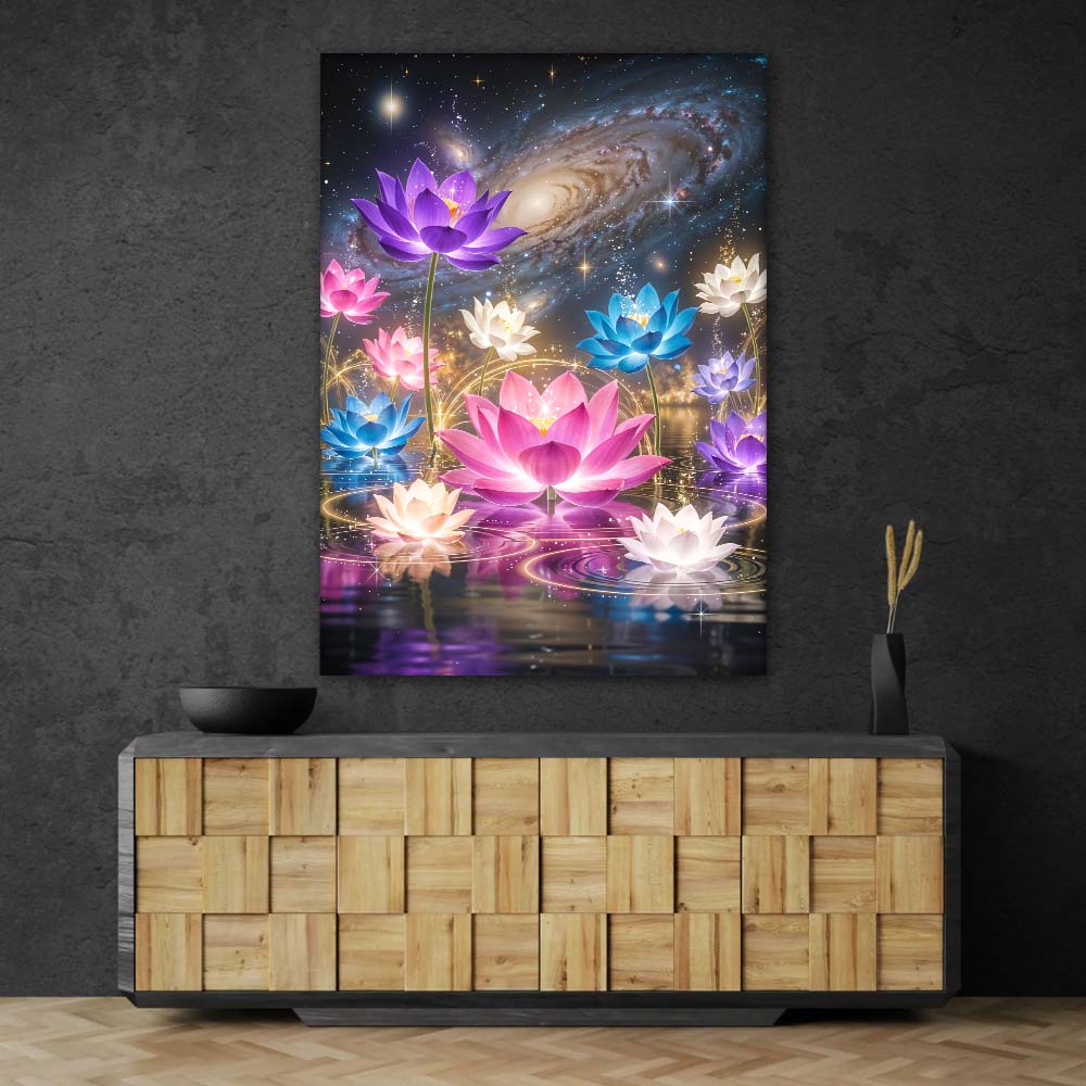 5D Diamond Painting – Lotus Galaxy