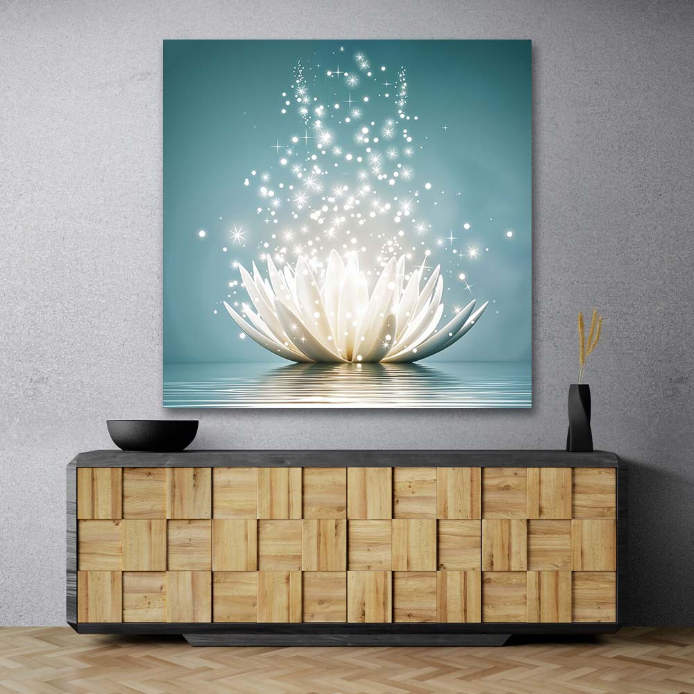 5D Diamond Painting – Lotus im Wasser Unique-Diamond