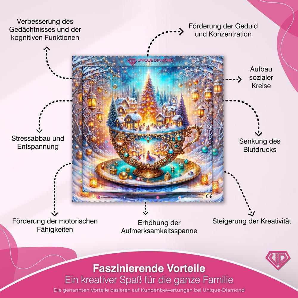 5D Diamond Painting – Lumina’s Winterträumerei Unique-Diamond