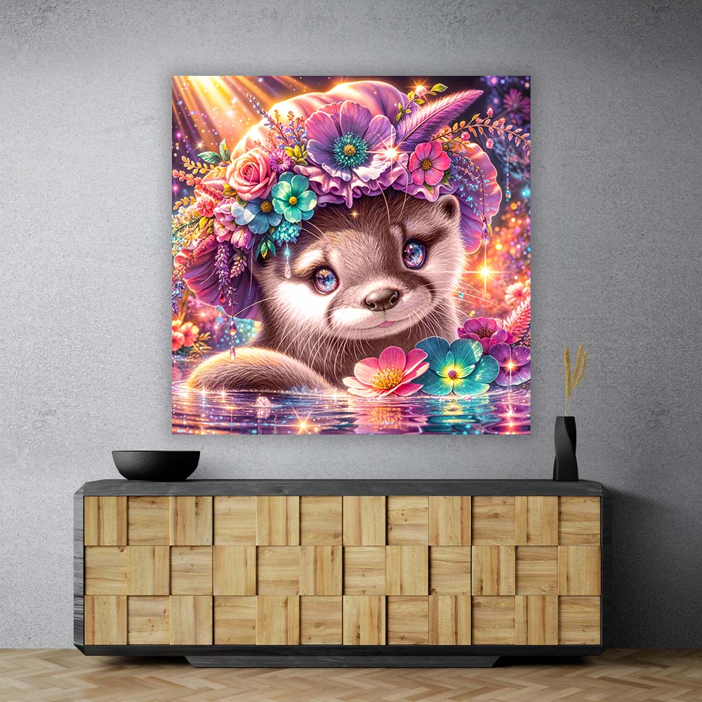 5D Diamond Painting – Märchenhafter Otterzauber, Unique-Diamond