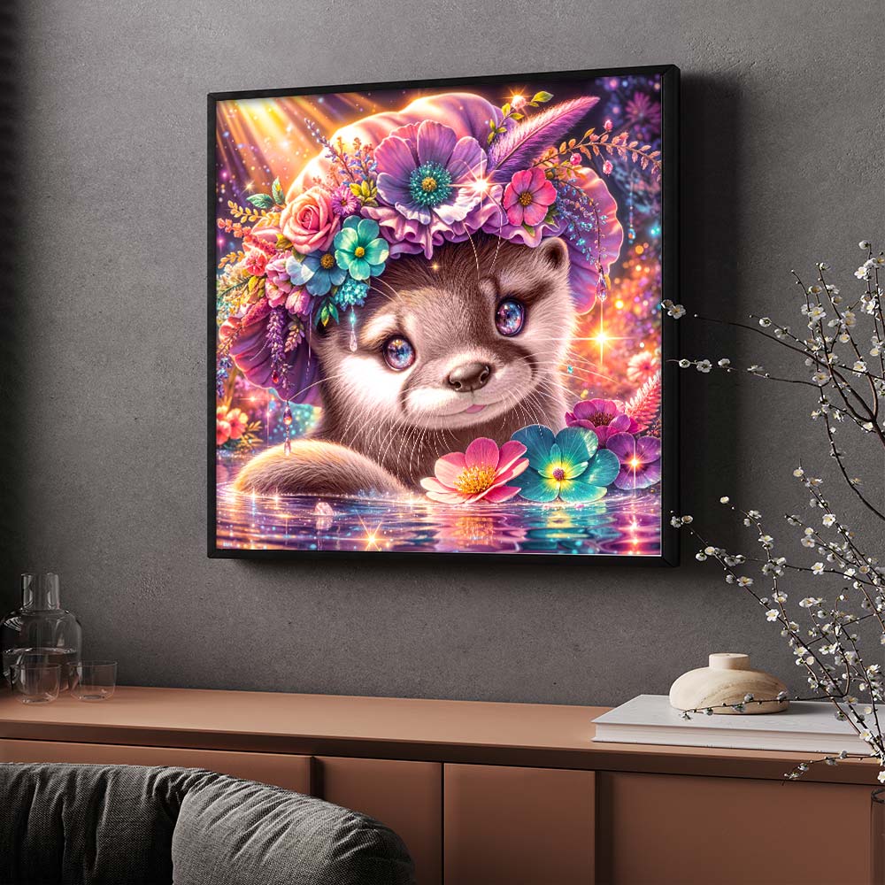 5D Diamond Painting – Märchenhafter Otterzauber, Unique-Diamond