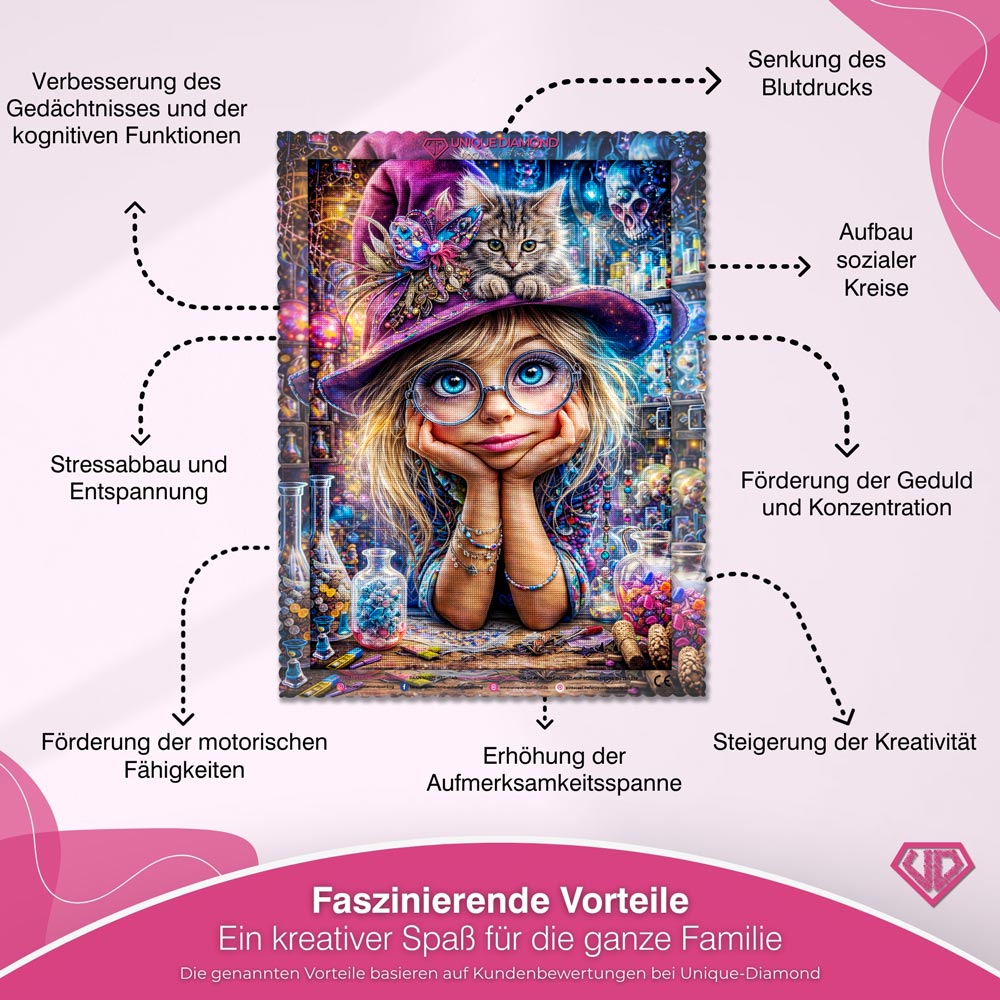 5D Diamond Painting – Magical Apprentice Unique-Diamond