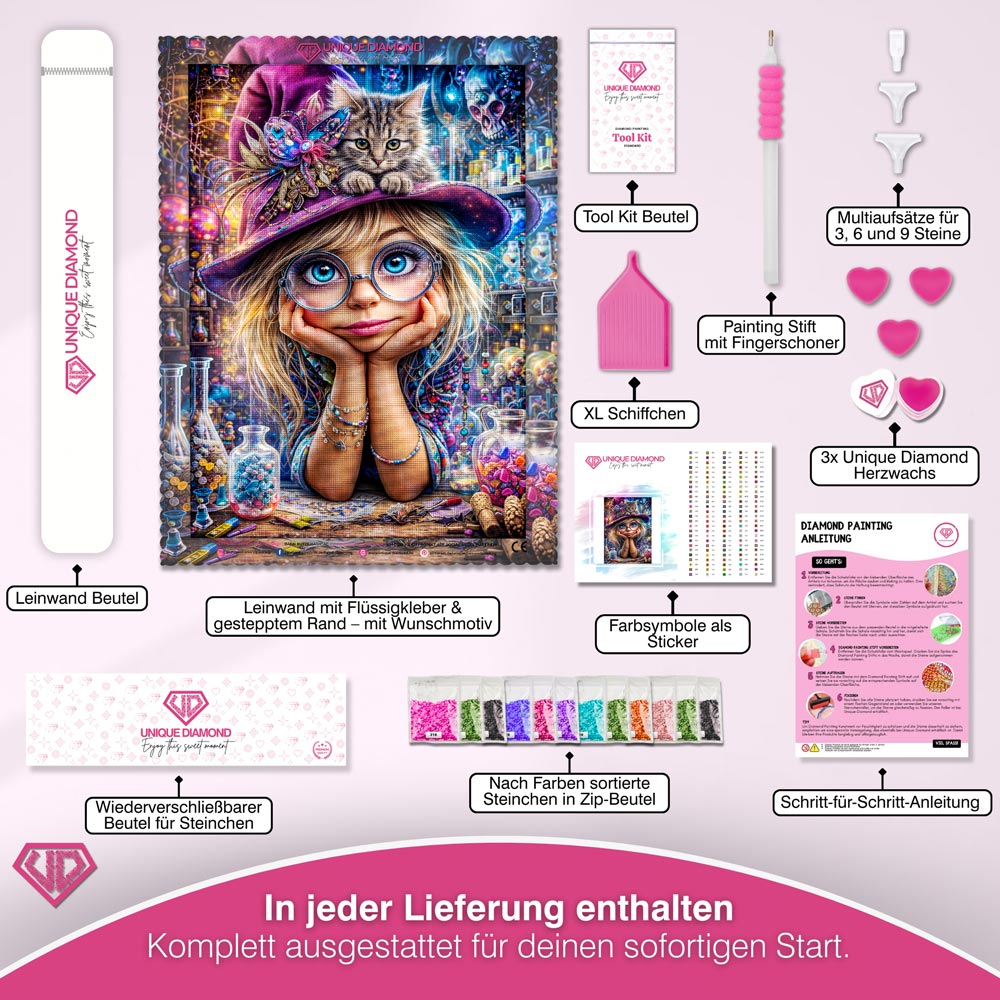 5D Diamond Painting – Magical Apprentice Unique-Diamond