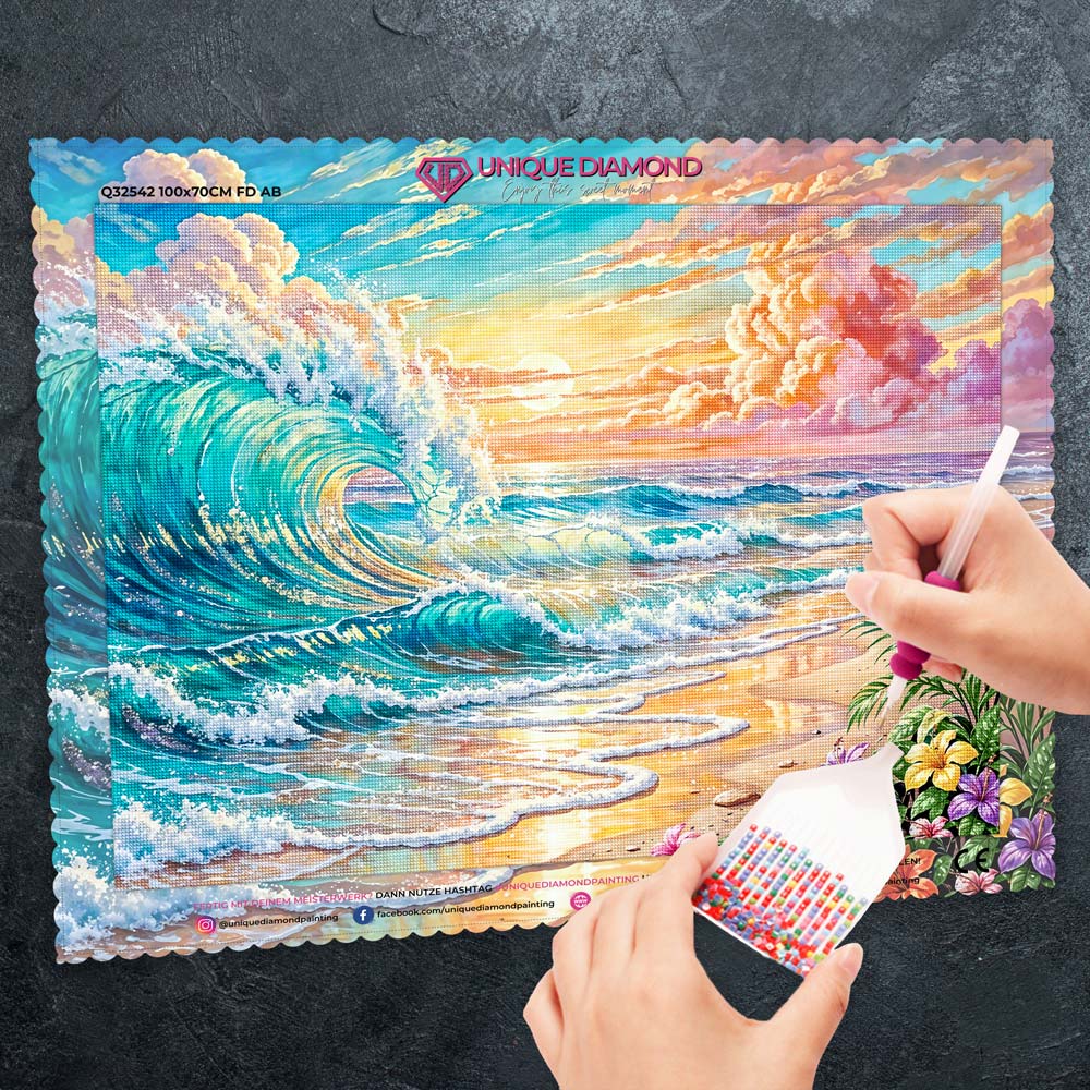 5D Diamond Painting – Magie der Welle