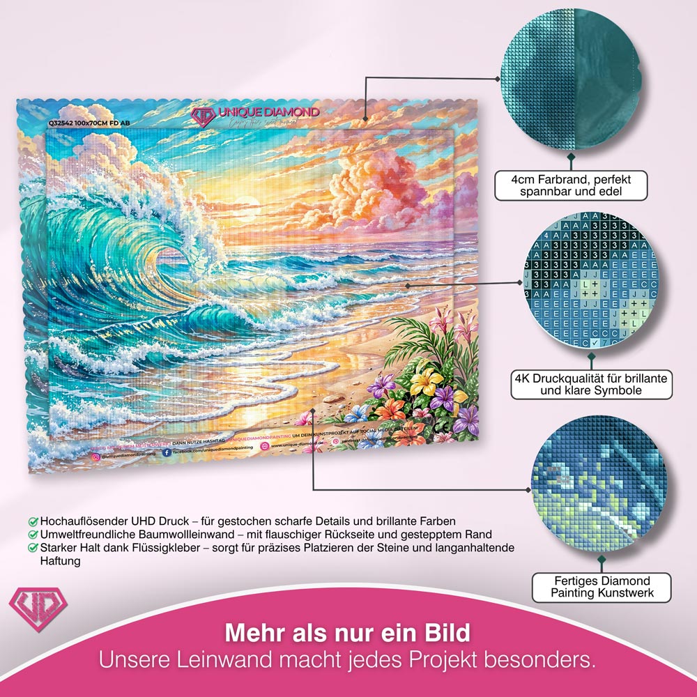 5D Diamond Painting – Magie der Welle