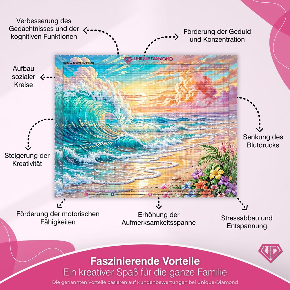 5D Diamond Painting – Magie der Welle