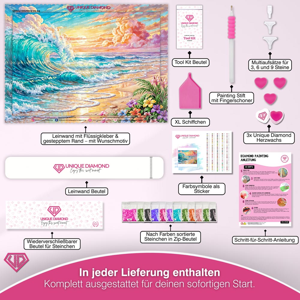 5D Diamond Painting – Magie der Welle