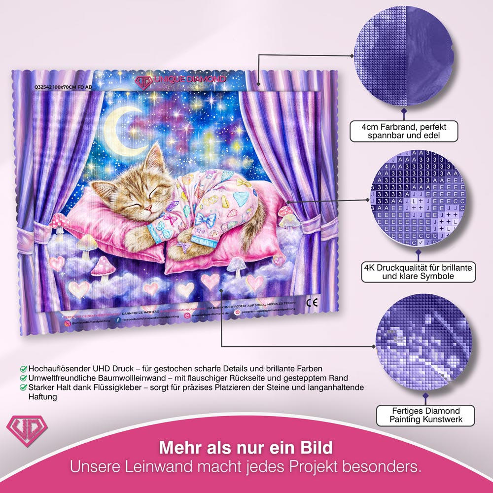 5D Diamond Painting – Maja in der Traumwolke