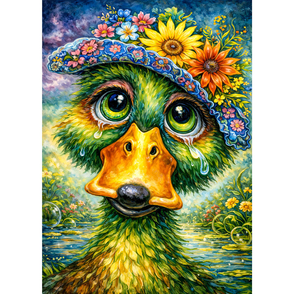 5D Diamond Painting – Marla Tränen der Sonnenblume, Unique-Diamond