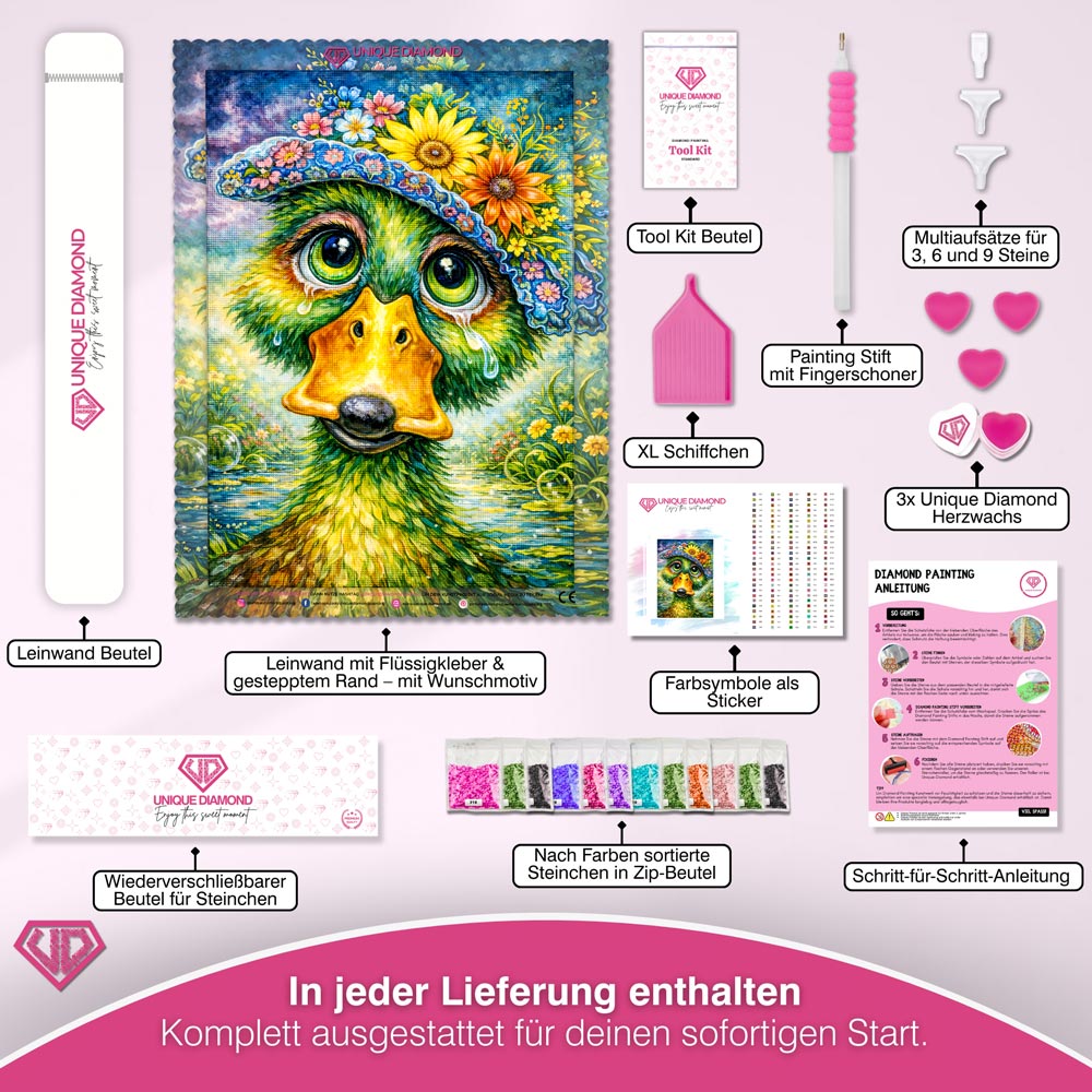 5D Diamond Painting – Marla Tränen der Sonnenblume