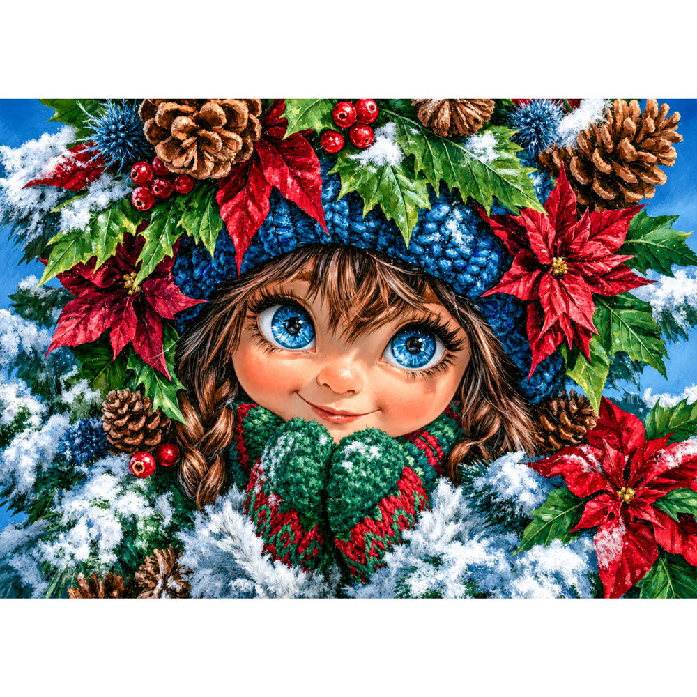 5D Diamond Painting – Mila im Weihnachtszauber | Unique Diamond
