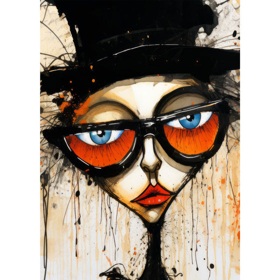 5D Diamond Painting – Miss Monroe mit Schattenblick Unique-Diamond