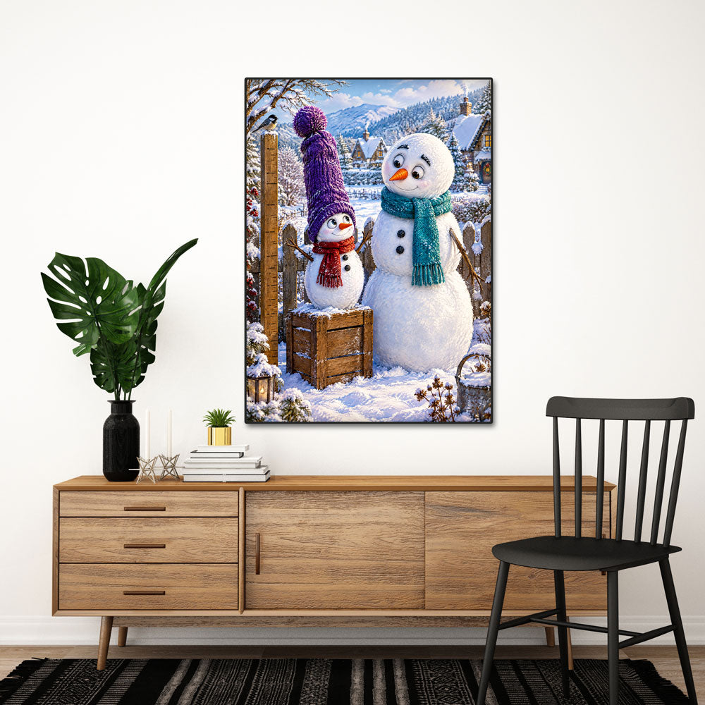 5D Diamond Painting – Mit Zipfelmütze ganz groß