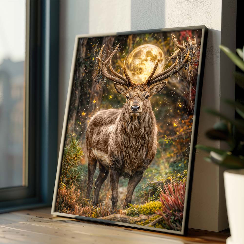 5D Diamond Painting – Moonlit Majesty Unique-Diamond