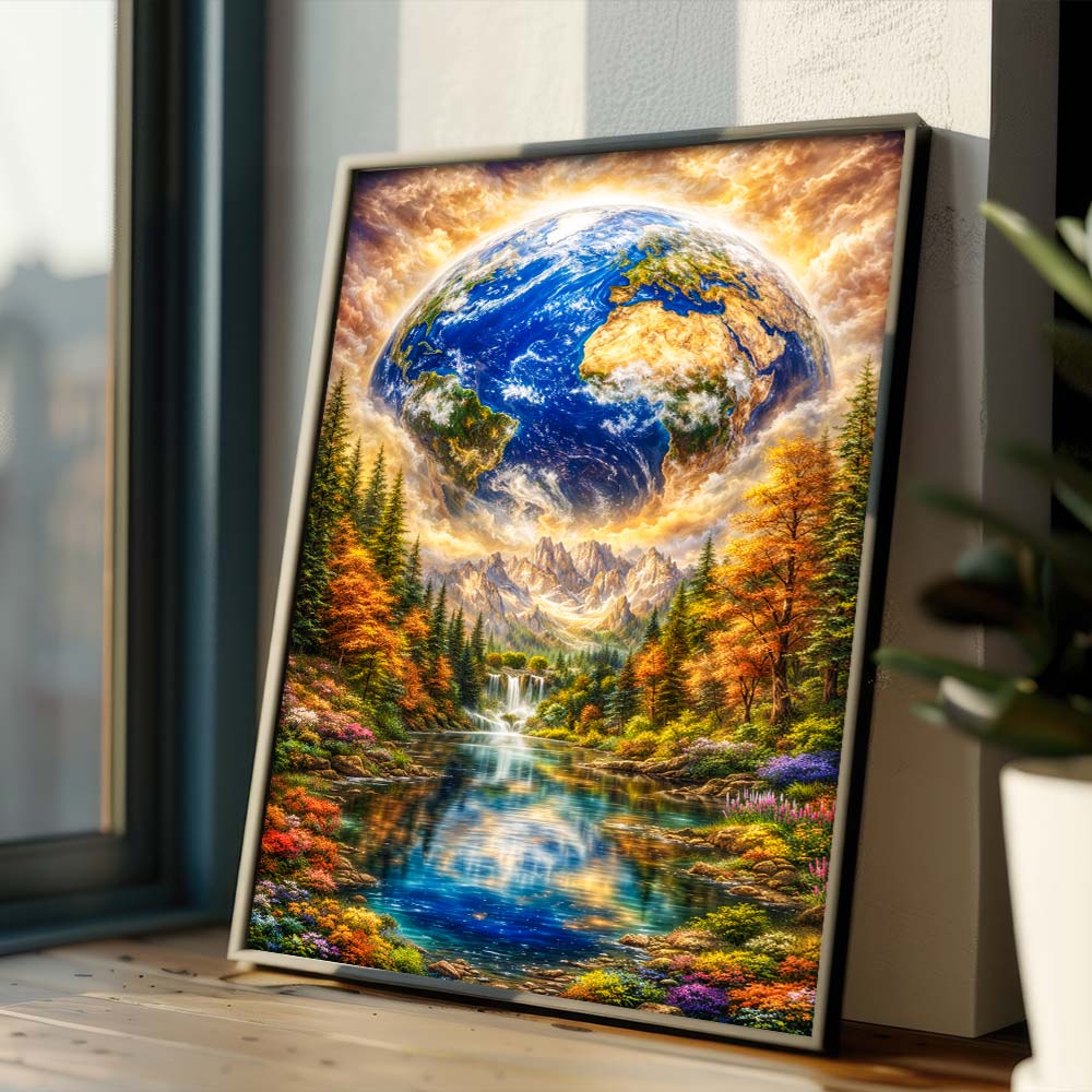 5D Diamond Painting – Mother Earth Harmony, Unique-Diamond