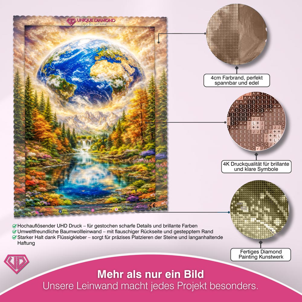 5D Diamond Painting – Mother Earth Harmony