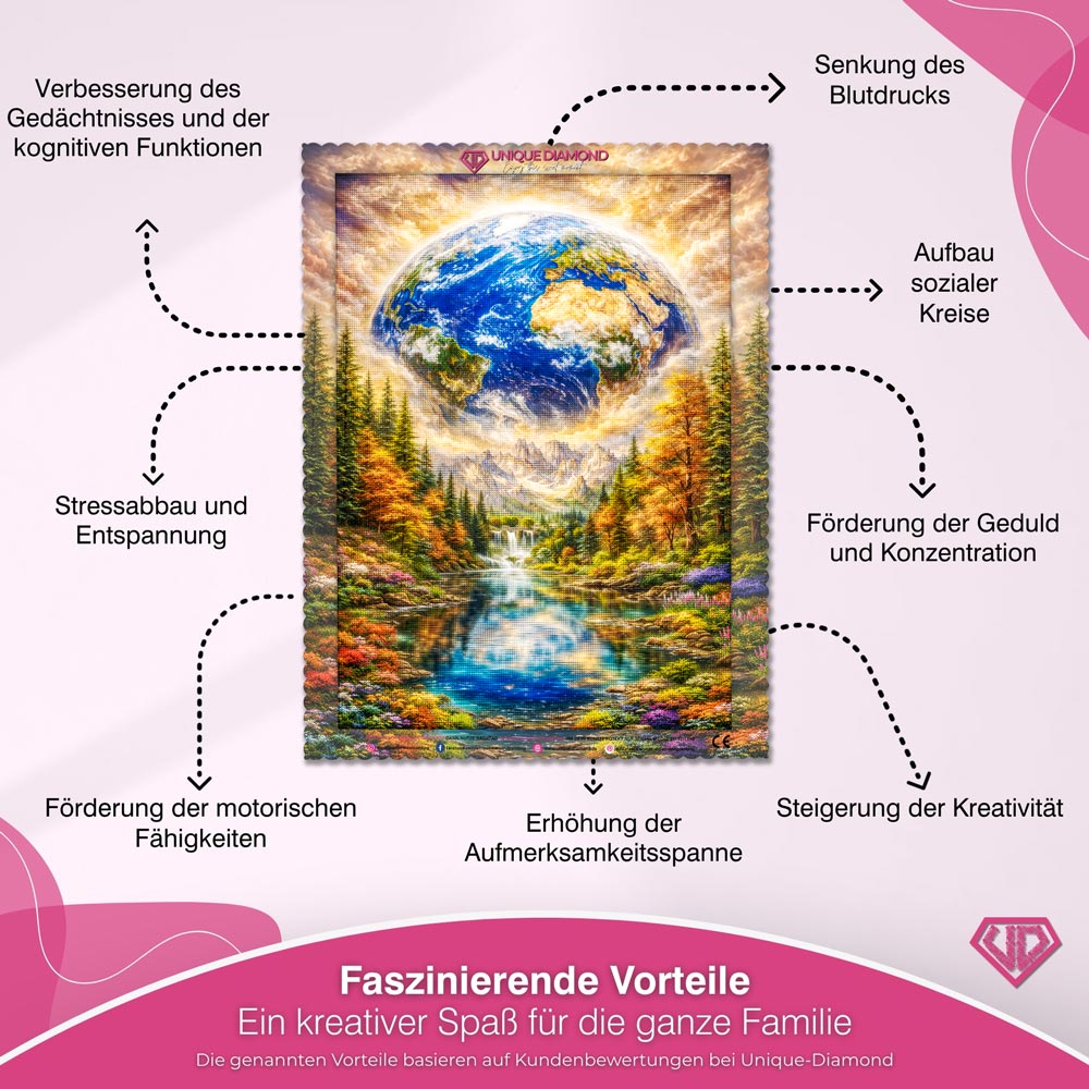 5D Diamond Painting – Mother Earth Harmony