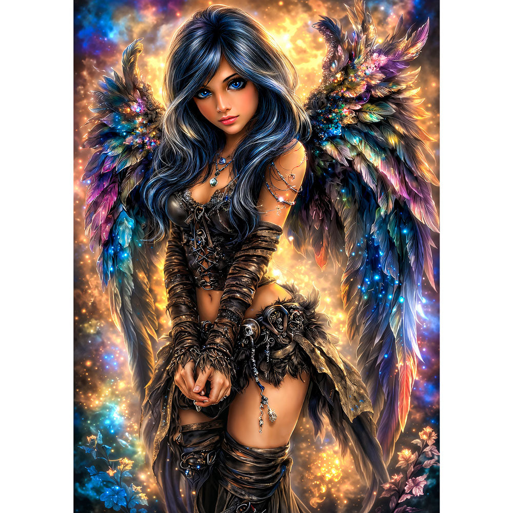 5D Diamond Painting – Mystic Angel, Unique-Diamond