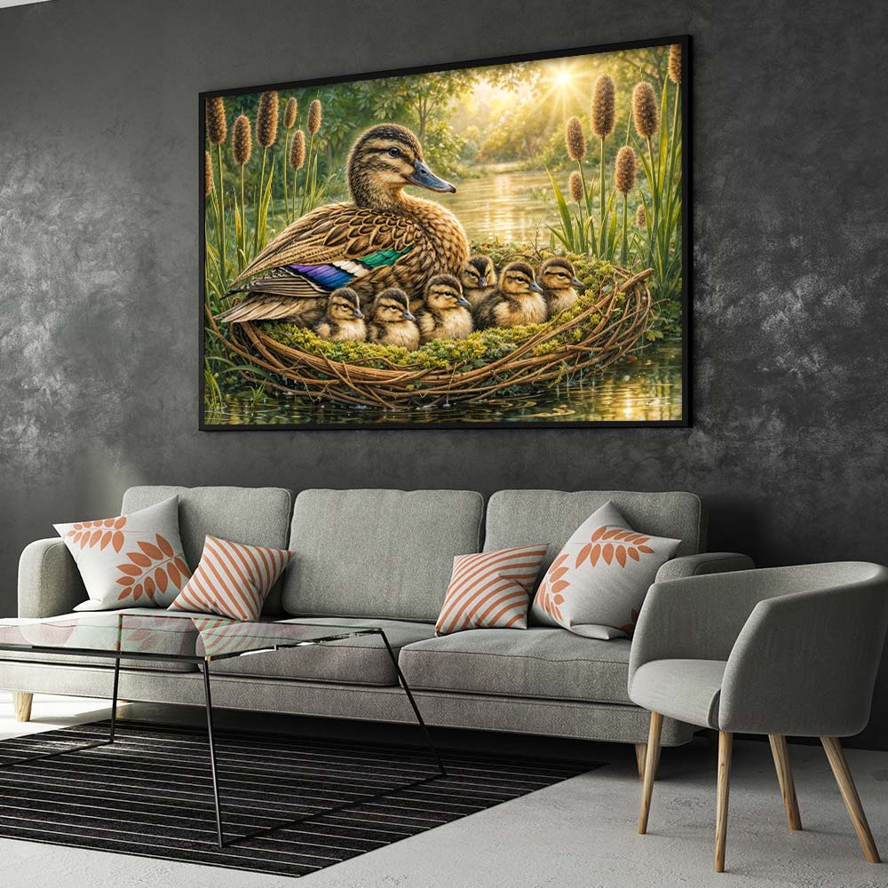 5D Diamond Painting – Nestled in Love Unique-Diamond