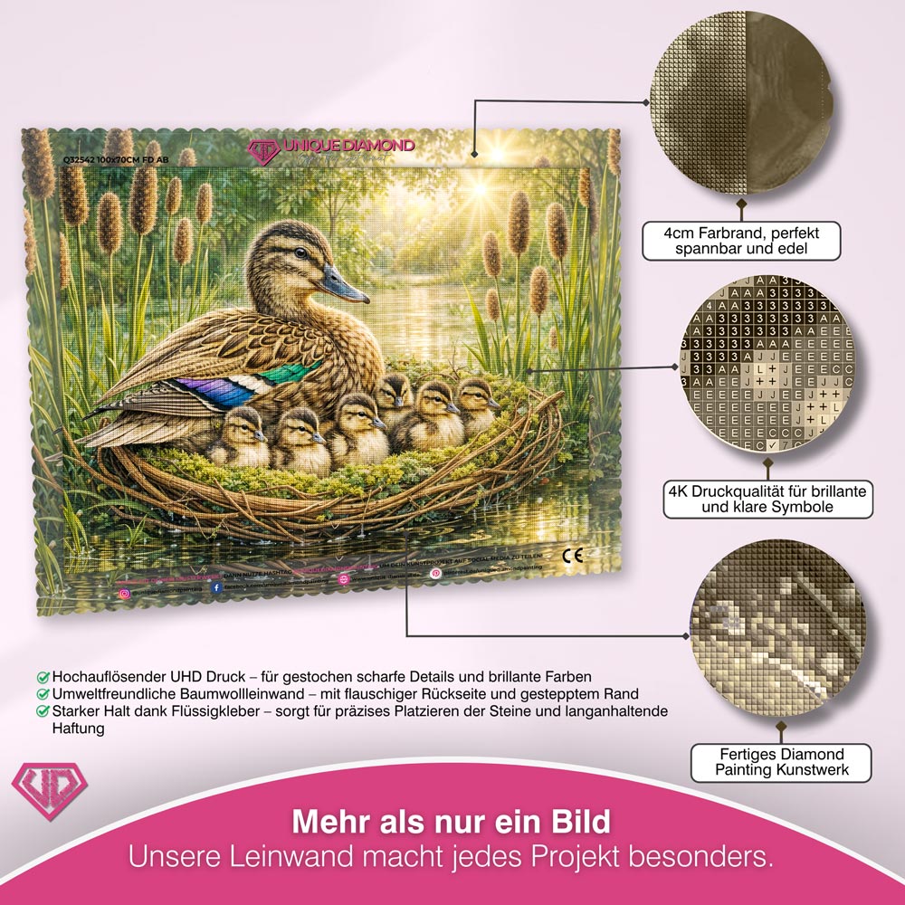 5D Diamond Painting – Nestled in Love Unique-Diamond