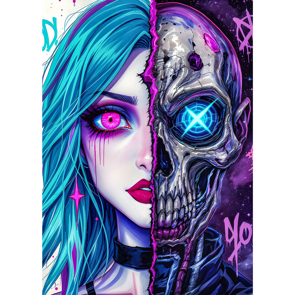 5D Diamond Painting – Nova & Nyx – Zwischen Leben und Leere, Unique-Diamond
