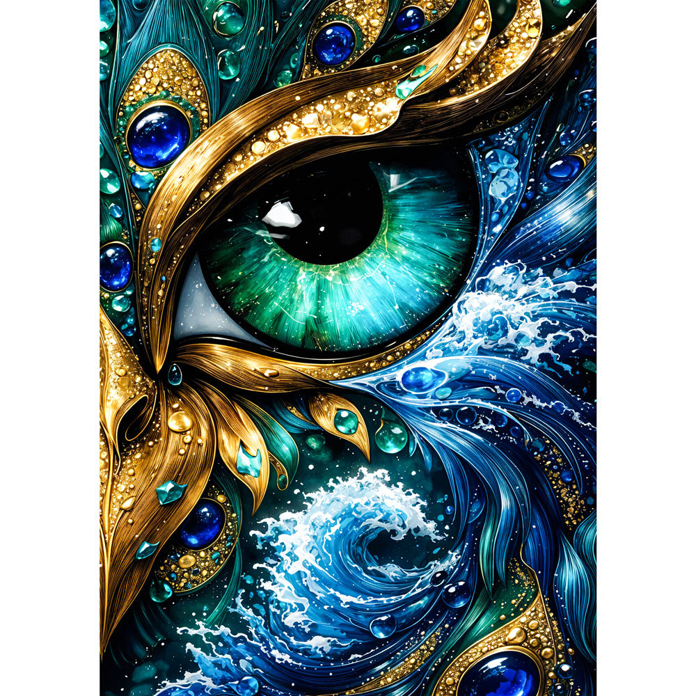 5D Diamond Painting – Ocean Eye Majesty, Unique-Diamond