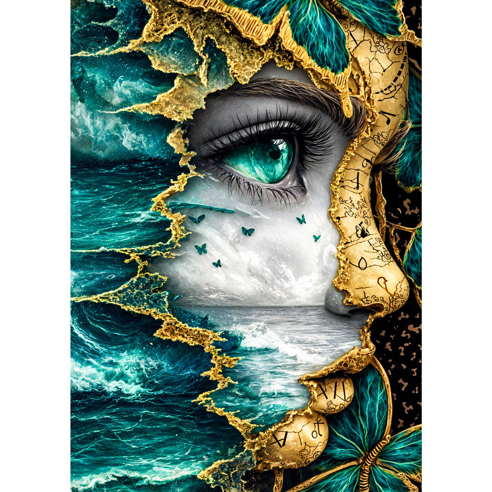 5D Diamond Painting – Ocean Soul Vision, Unique-Diamond