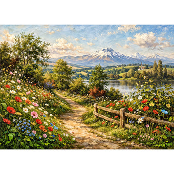5D Diamond Painting – Path of Serenity Unique-Diamond
