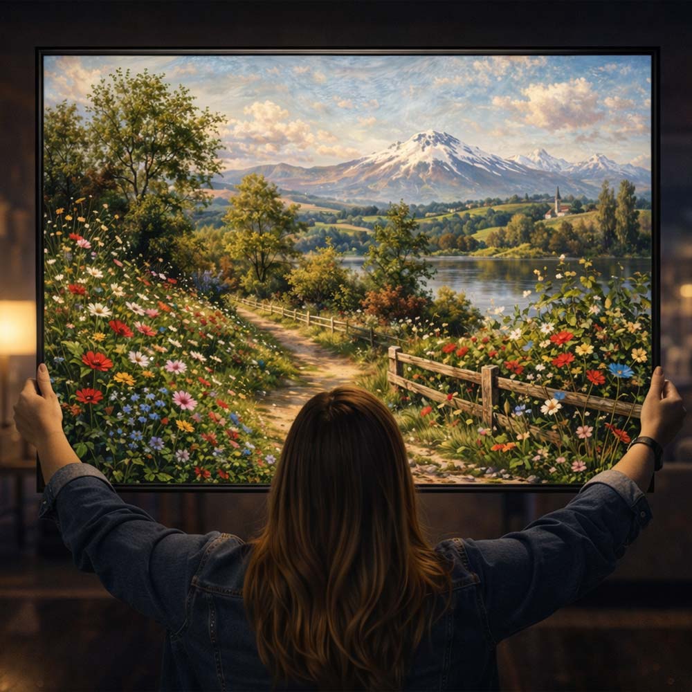 5D Diamond Painting – Path of Serenity Unique-Diamond