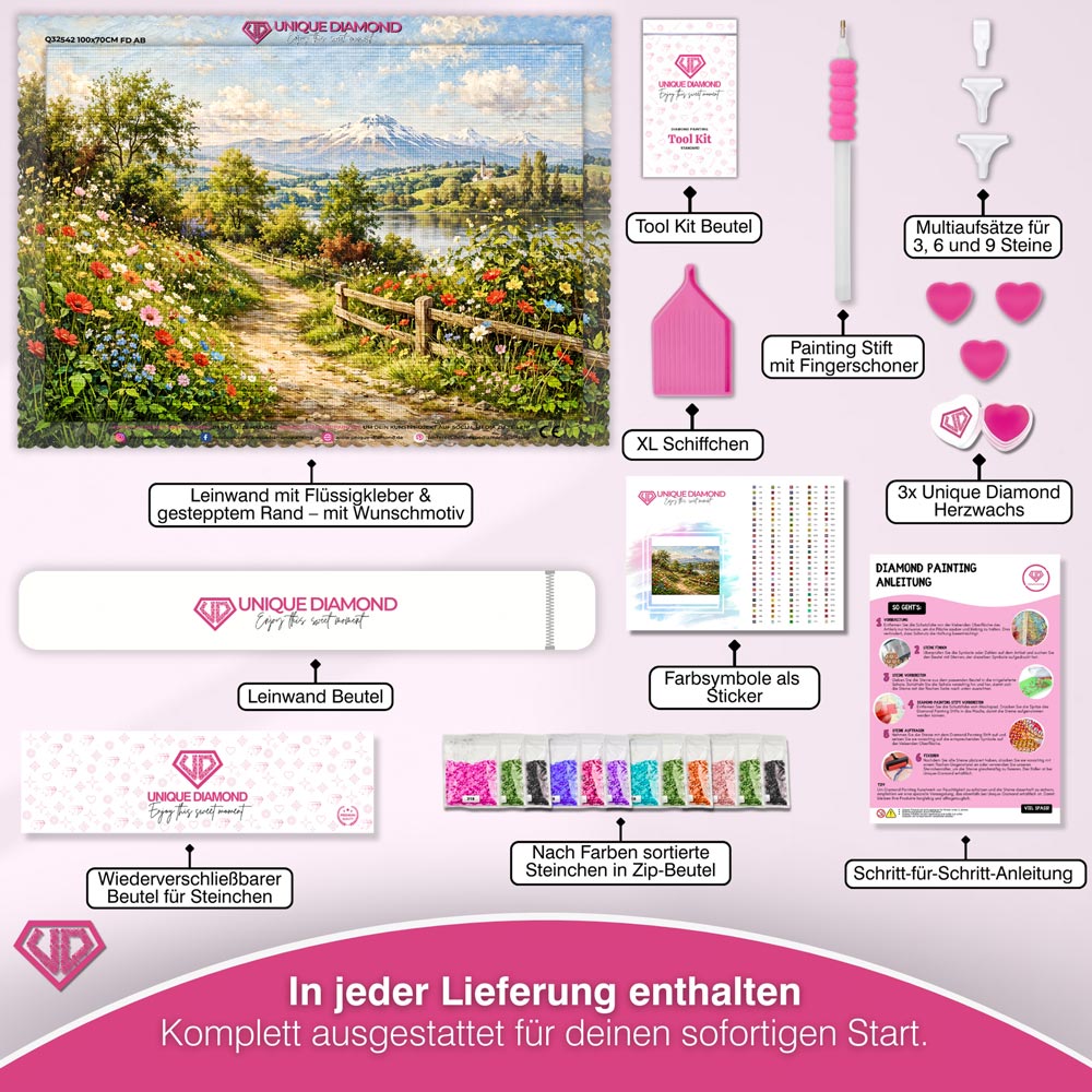 5D Diamond Painting – Path of Serenity Unique-Diamond