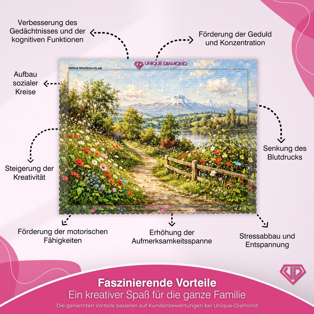 5D Diamond Painting – Path of Serenity Unique-Diamond