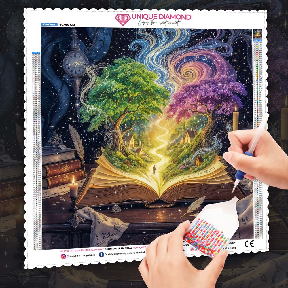 5D Diamond Painting – Pfad der Geschichten Unique-Diamond