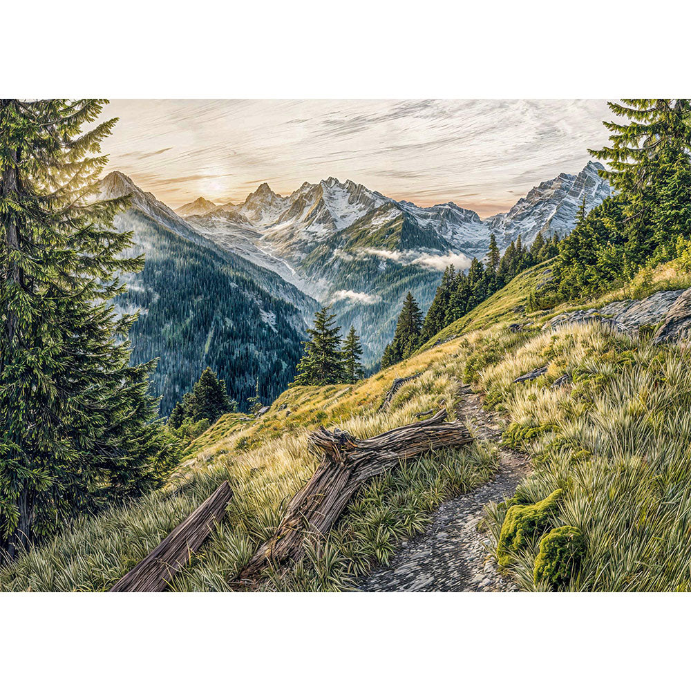 5D Diamond Painting – Pfad der Gipfelträume, Unique-Diamond
