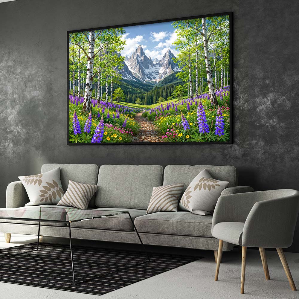 5D Diamond Painting – Pfad nach Valeria, Unique-Diamond