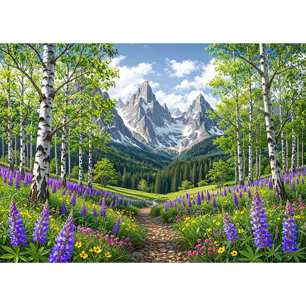 5D Diamond Painting – Pfad nach Valeria, Unique-Diamond