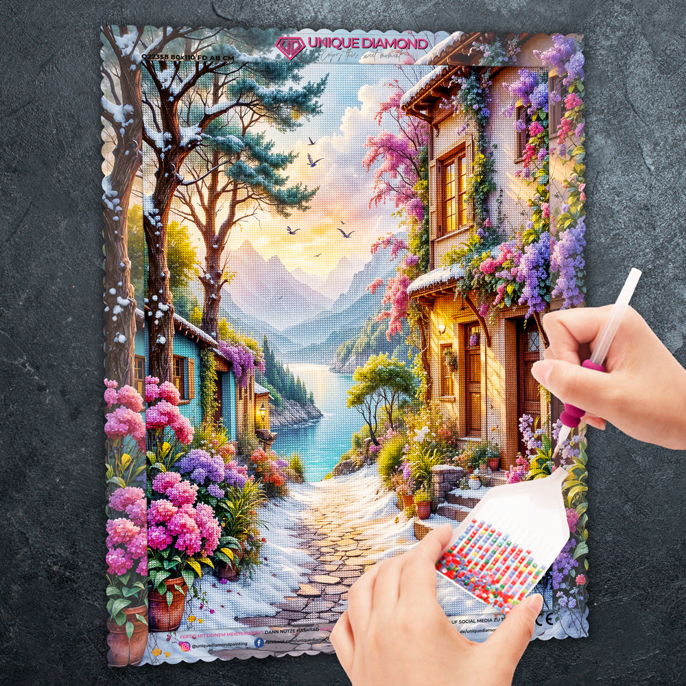 5D Diamond Painting – Pfad zum Licht Unique-Diamond