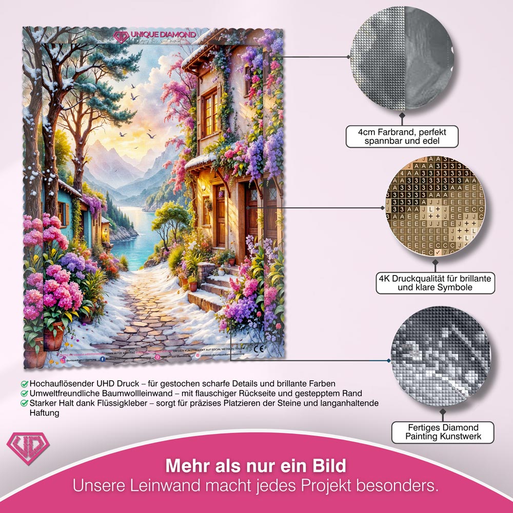5D Diamond Painting – Pfad zum Licht Unique-Diamond