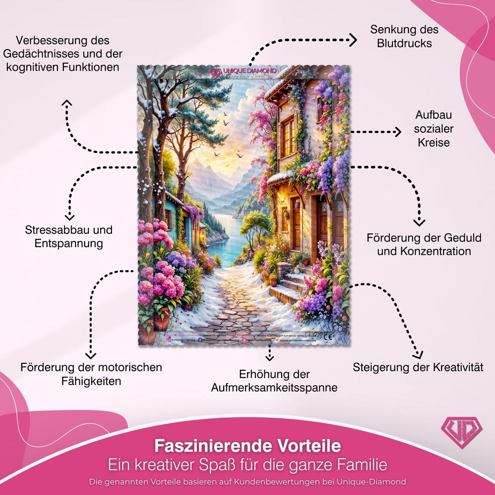 5D Diamond Painting – Pfad zum Licht Unique-Diamond