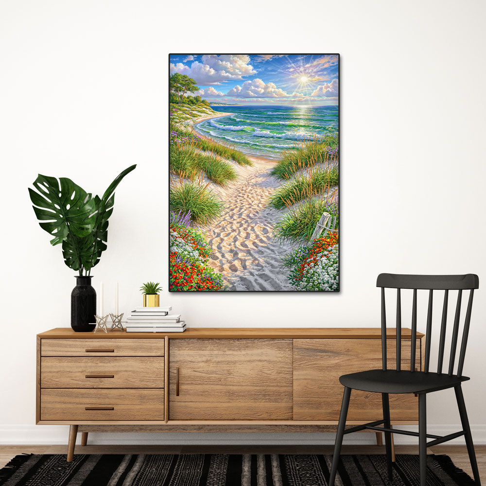 5D Diamond Painting – Pfad zum Meeresglück