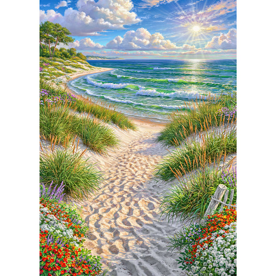 5D Diamond Painting – Pfad zum Meeresglück | Unique Diamond