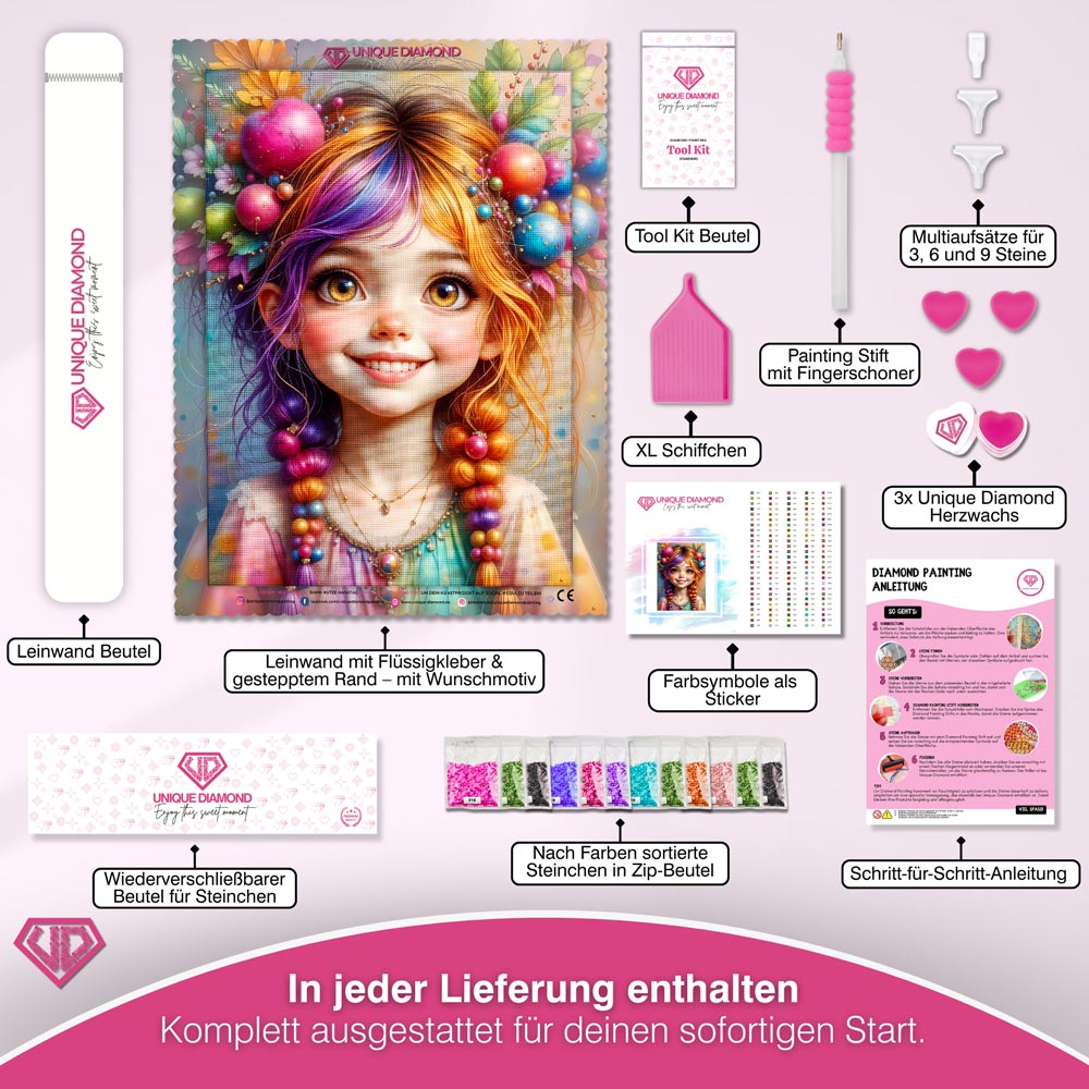 5D Diamond Painting – Rainbow Joy