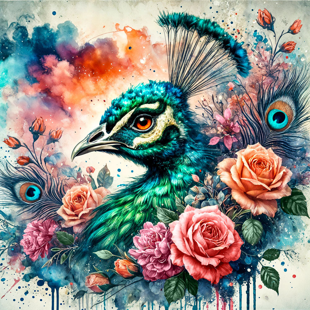 5D Diamond Painting – Rosenfeder