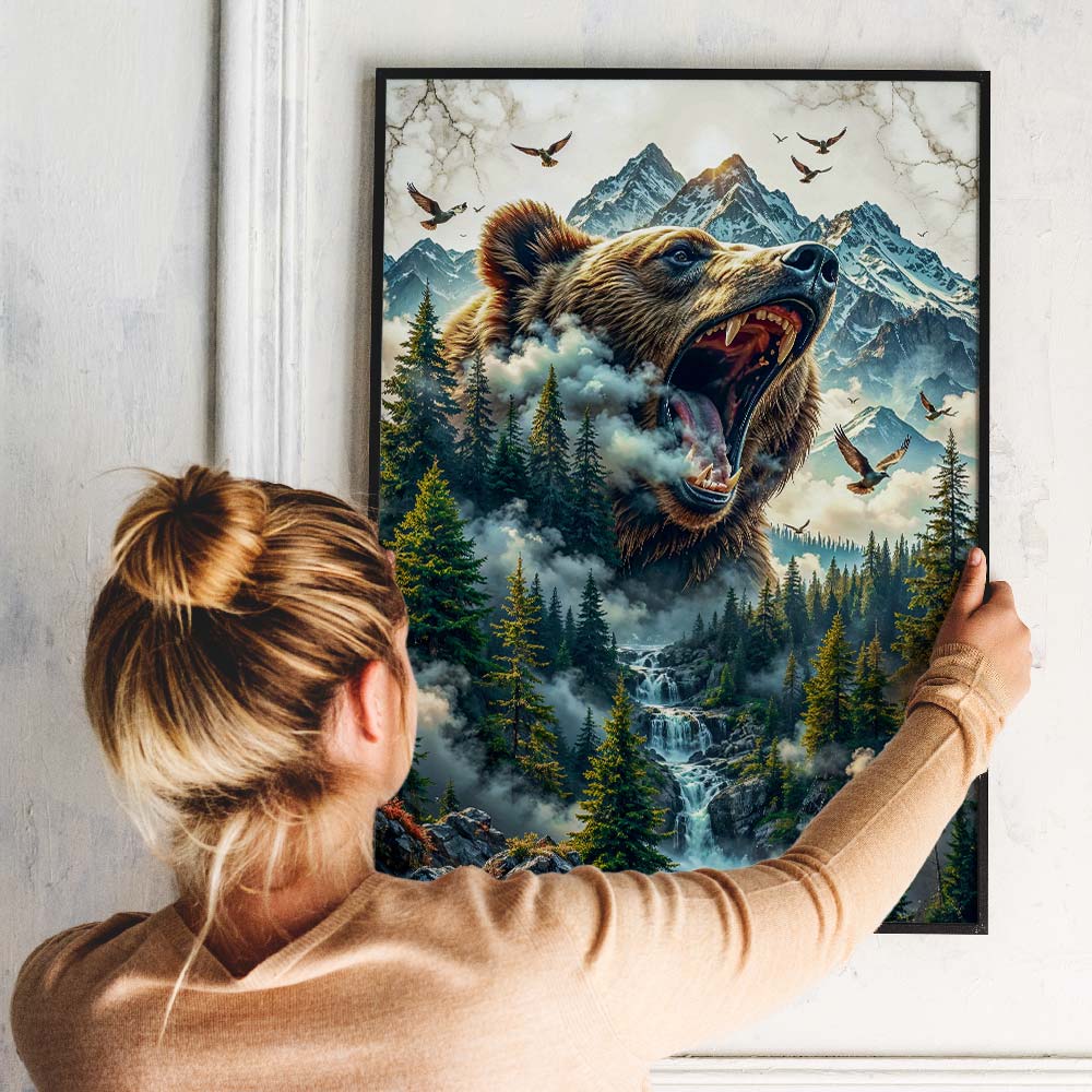 5D Diamond Painting – Ruf der Wildnis