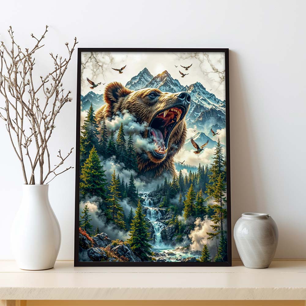 5D Diamond Painting – Ruf der Wildnis