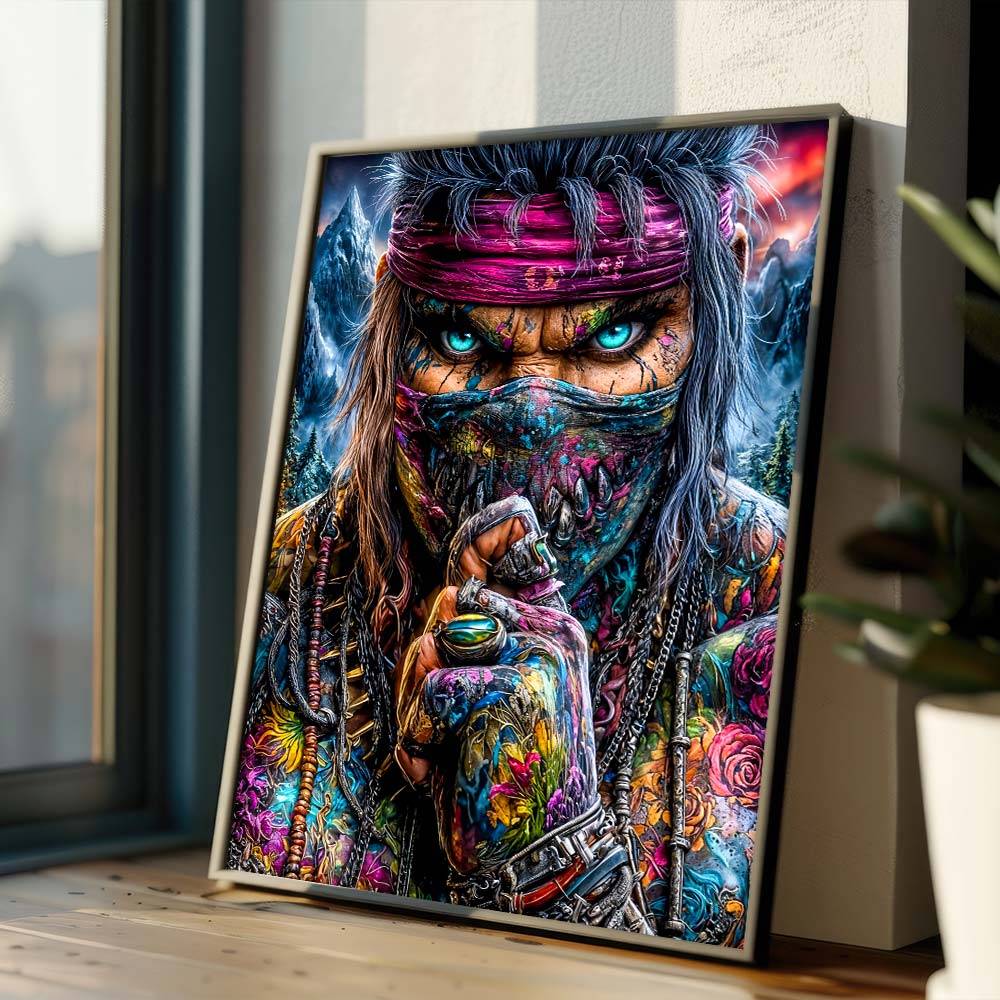 5D Diamond Painting – Savage Bloom Unique-Diamond