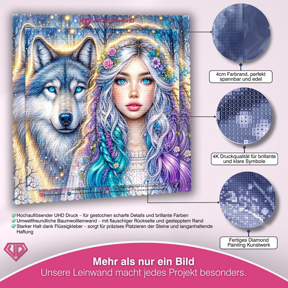 5D Diamond Painting – Seelenlicht des Nordens