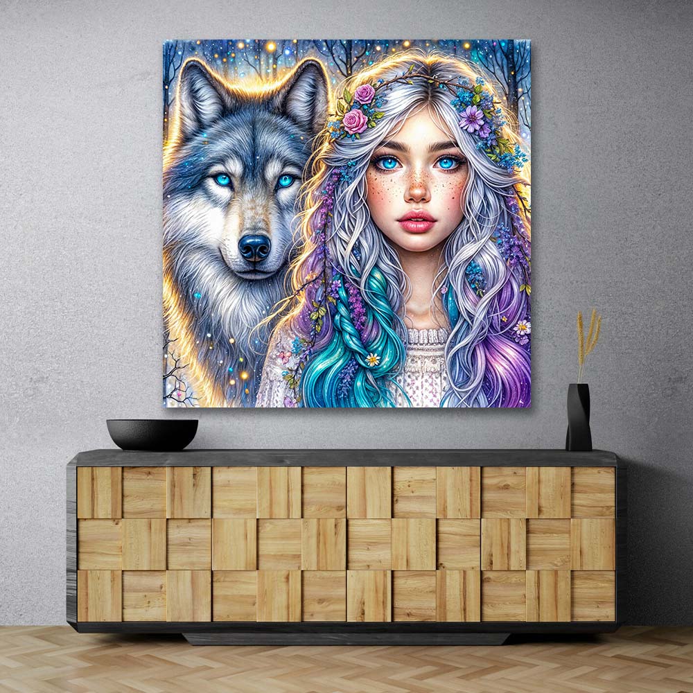 5D Diamond Painting – Seelenlicht des Nordens