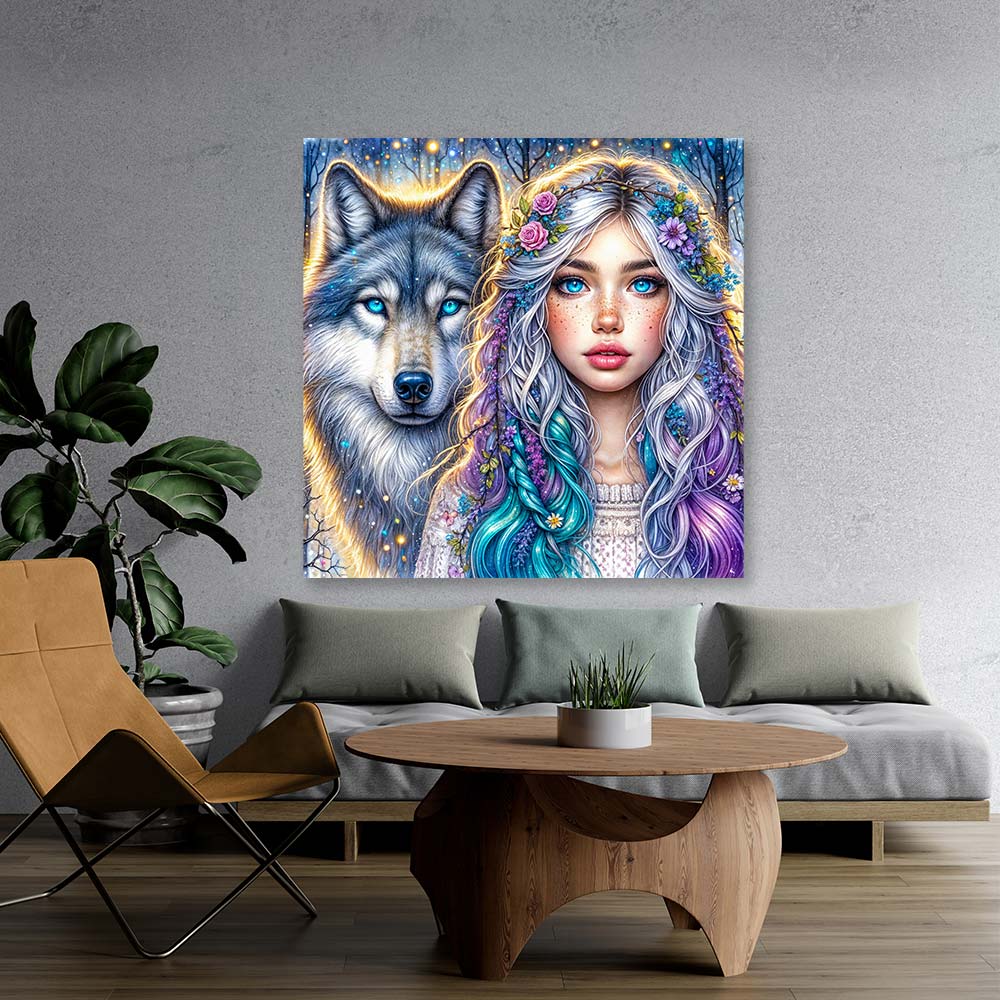 5D Diamond Painting – Seelenlicht des Nordens