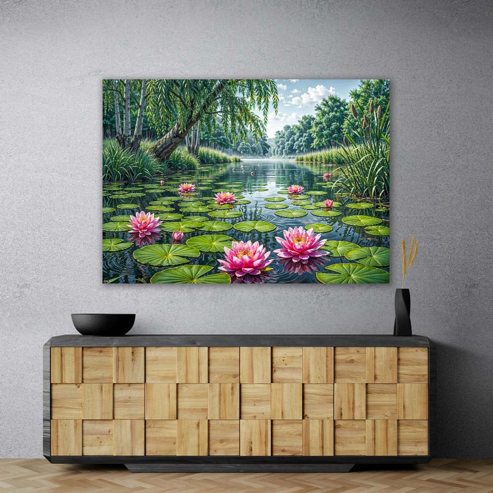 5D Diamond Painting – Seerosentraum der Liora Unique-Diamond